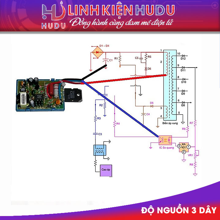 Độ nguồn 3 dây